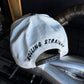 Rolling Straight Speed Shop Snapback – Black & White